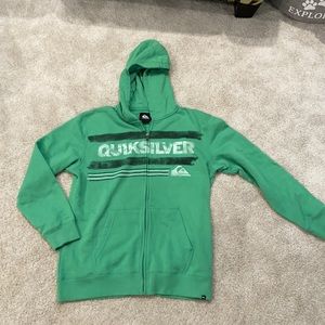 Like New! Quiksilver Boys zipper hoodie